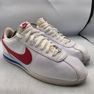 Nike Cortez Mens 12 White Red Blue Forrest Gump Sneaker Shoes Classic 882254-164